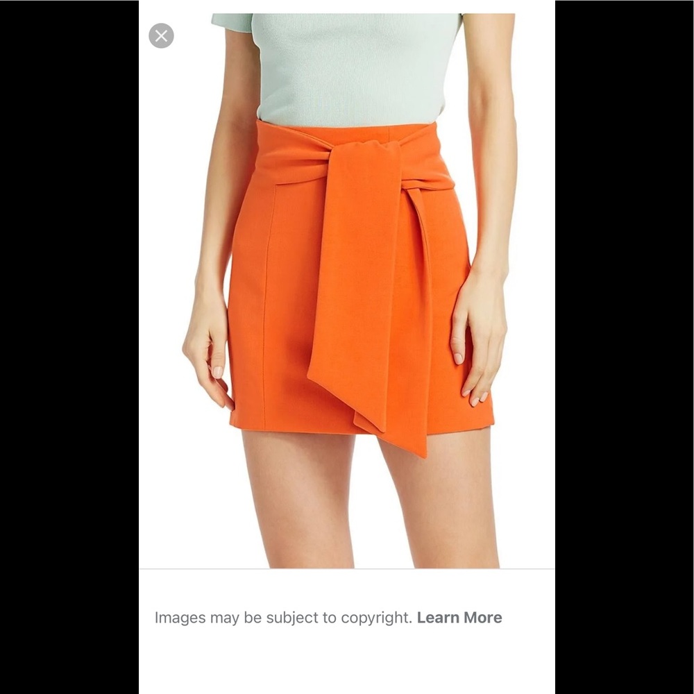 Alice + Olivia Riva Mini Skirt Monarch Size 6 NWT